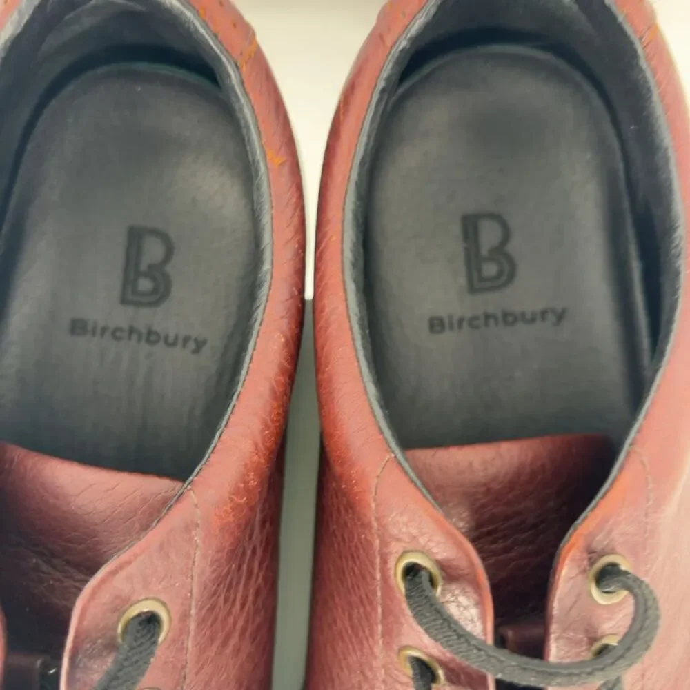 Birchbury Burgundy Leather Shoes